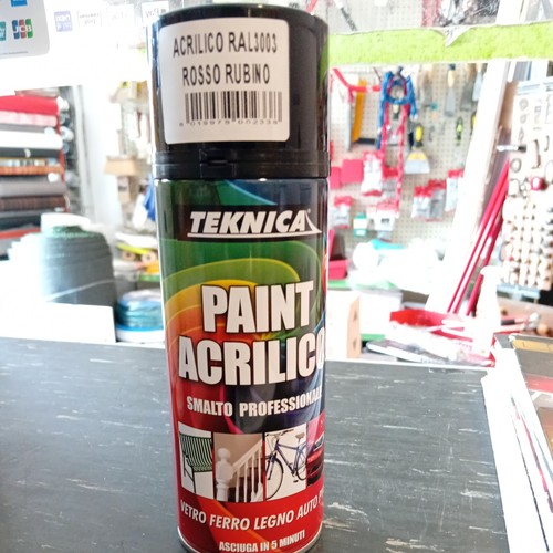Smalto spray acrilico rosso - spray,