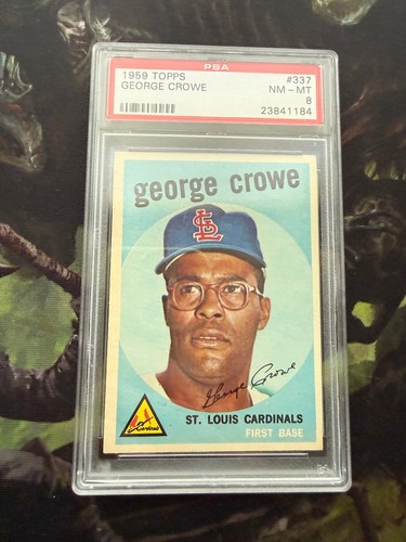 1959 topps george crowe - george, #337