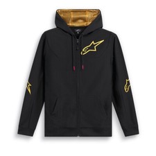 ALPINESTARS FELPA SESSION V3 HOODIE BLACK GOLD TG M