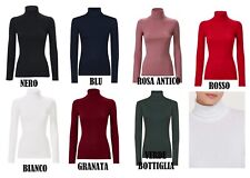 DOLCEVITA DONNA COLLO ALTO ECO COTONE CALDO INVERNALE VESTIBILITA' SKINNY RAGNO