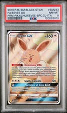 POKEMON PSA 8 EEVEE GX FULL ART SM233 PROMO PRM-PIKACHU/EEVEE SPC.CL ITALIANO