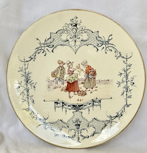 Belle assiette faience de - assiette,
