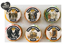 Topper glassa torta compleanno