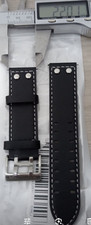 Cinturino per Hamilton 38/40/42 _ PELLE Nero 20  o  22mm _ NUOVO 