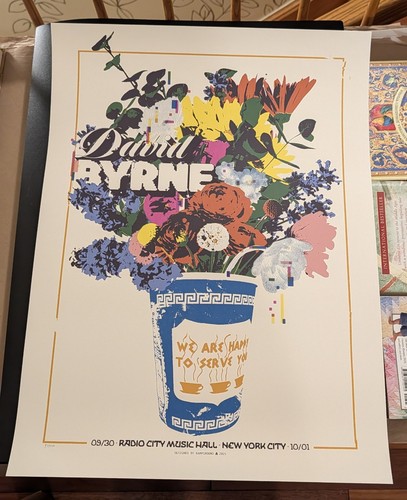 Poster david byrne 2025 - david,