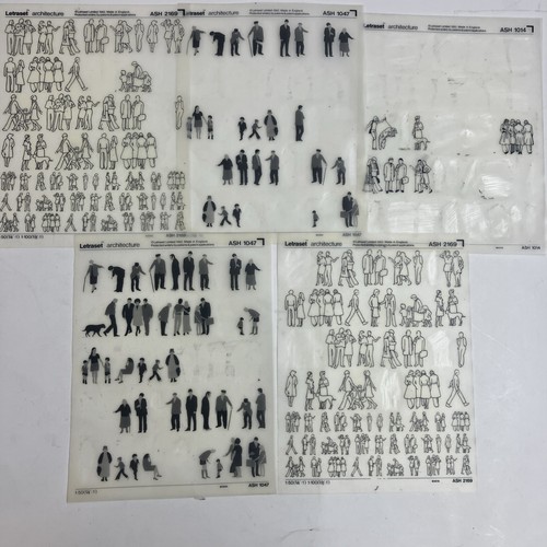 Letraset persone lotto misto - lotto,