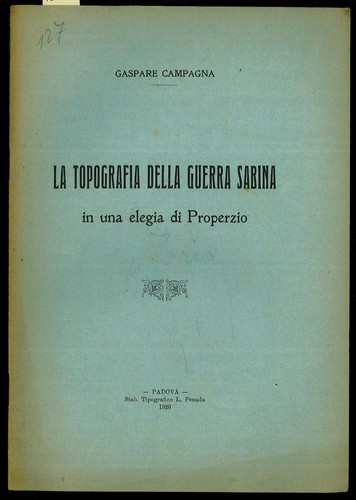 Topografia della guerra - la,