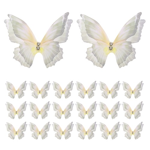 20pcs farfalle organza - in,
