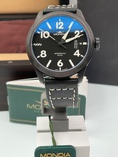 MONDIA MONOELICA PILOT ZENITH 44mm IN BOX NEW! OLD STOCK WATCH DIVER 2624BB