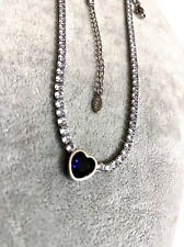 Collana Donna tennis in Acciaio Cuore dell'OCEANO TITANIC di Rose Punto Luce