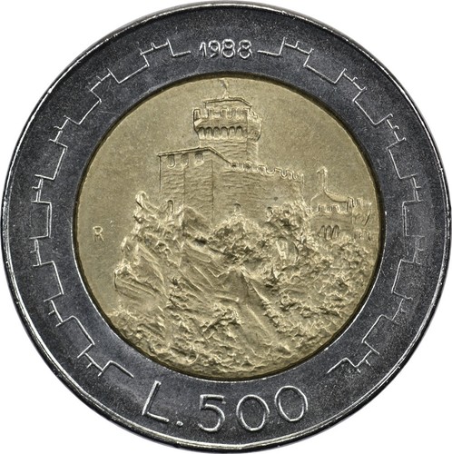 San marino 500 lire 1988 - 500,