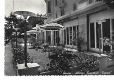 RIMINI ALBERGO RISTORANTE EUROPA  CARTOLINA FG. VG 1955