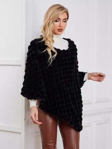 Giacca cappotto nero - giacca, pelliccia