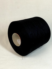 FILATO by BOTTO GIUSEPPE, ZEN 70% FINE MERINO + 30% SILK Nm 2/48 BLACK 1000g