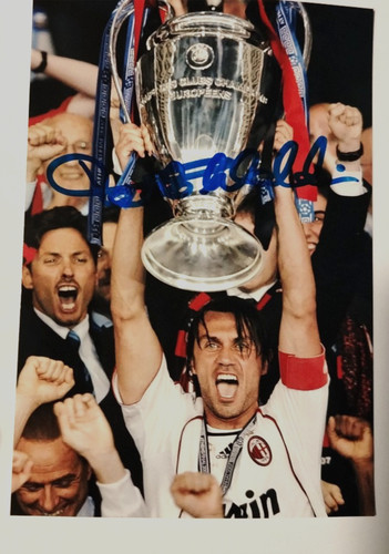 Autografo paolo maldini foto - autografo,