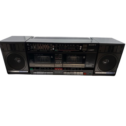 Sony cfs w600 vintage - sony, boombox
