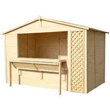 Chiosco casetta legno - in,