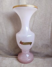 Vaso antico 1941 V. Nason in opalino di Murano, veritable opaline, placcato oro