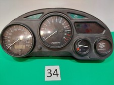 34 STRUMENTAZIONE SUZUKI GSX F 750 DEL 1998-2003, PICCOLA CREPA SU PLEXIGLASS KM