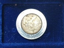 RARE 500 LIRE COIN RAN THE