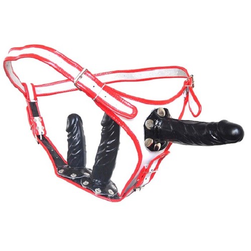 Cintura triplo dildo - cintura,