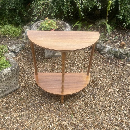Vintage half moon teak wood - moon,