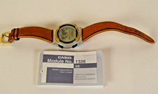 Cinturino unisex CASIO ABX-5360-5AV Twincept Module 1326 cinturino in vera pelle ottimo stato