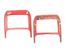 Cover originale Nokia E66 Slide T9 telaio cover tastiera rossa rossa nuova