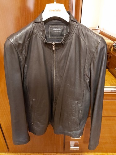 Giacca pelle uomo celio taglia - giacca,
