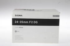 SIGMA 24-35 mm f/2.0 DG HSM Art per Nikon F (FX) - Numero di registrazione: 51310499
