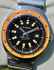 Rarissimo Orologio Sub Diver con Ghiera in Bachelite 500 Paul Breguette by Ebel