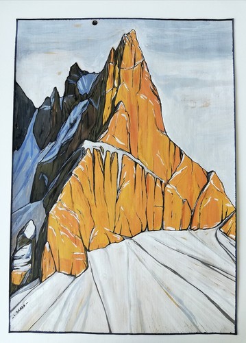 Quadro paesaggio montano - quadro,