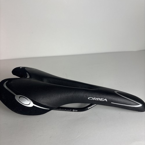 Sella bici orbea nera argento - sella,