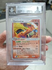 Pokemon Charizard Ex Bgs 8 105/112 Firered E Leafgreen