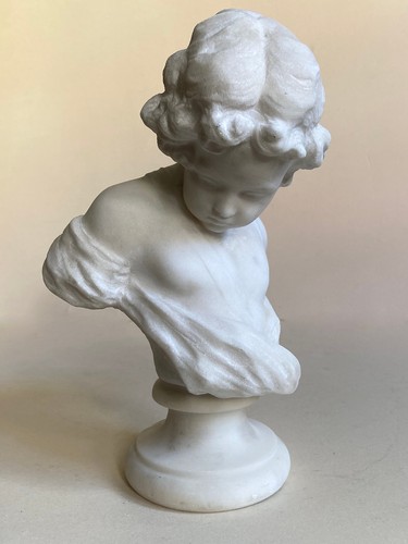 Busto bambino putto carrara - busto,