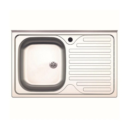 Lavello appoggio inox vasca - inox, 1