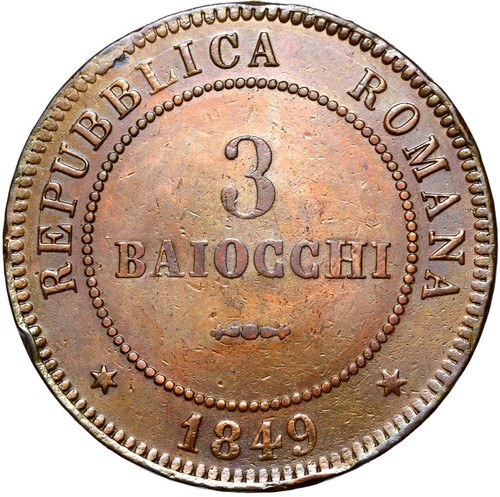 Repubblica romana moneta 3 - romana,