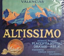 Poster vintage Valencias