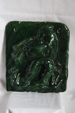 Formella zoomorfa in ceramica maiolica - Italia Collesano XX secolo Sicilia 