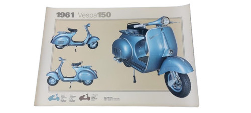 Poster plastificato vespa - poster,