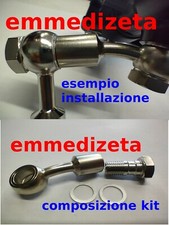 Adattatore Raccordo 25° Pompa Radiale Brembo APR CORTO da Pompa assiale aRadiale
