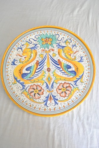 Piatto vintage dipinto - piatto,