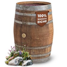 Botte in legno 225 litri, barile, barile a pioggia, barile per acqua, barile per vino, barile per pioggia in legno