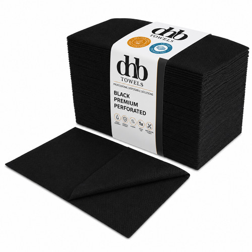 Asciugamani monouso dhb nero - monouso,