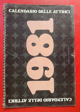 CALENDARIO DELLE ATTRICI 1981