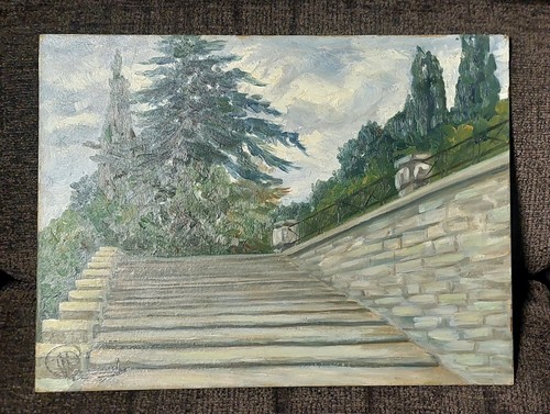 Dipinto olio rampe a san - "le,