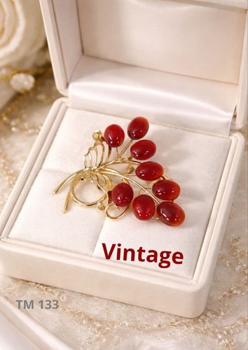 Spilla vintage con fiore - , tono