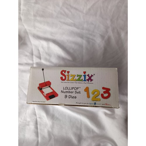 Sizzix lollipop number set - lollipop,