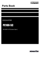 Komatsu PC100-5C Manuale