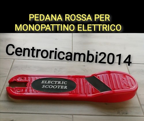 Pedana rossa per monopattino - rossa,